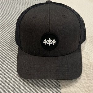 TriPine Coin Patch Trucker Hat Heather Charcoal New